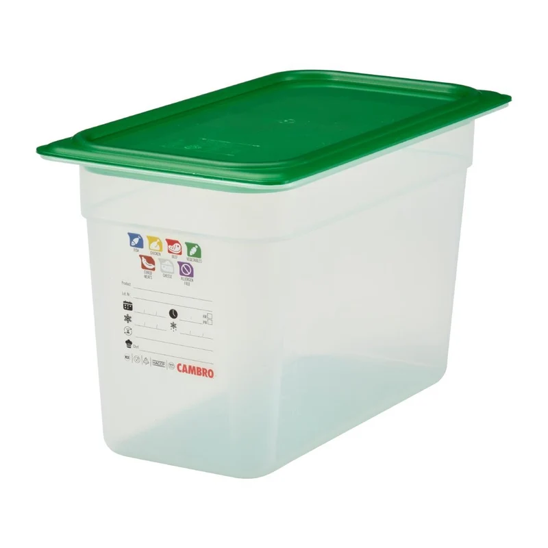 Bac en polypropylène Cambro Safetrak IML GN 1/3 200mm
