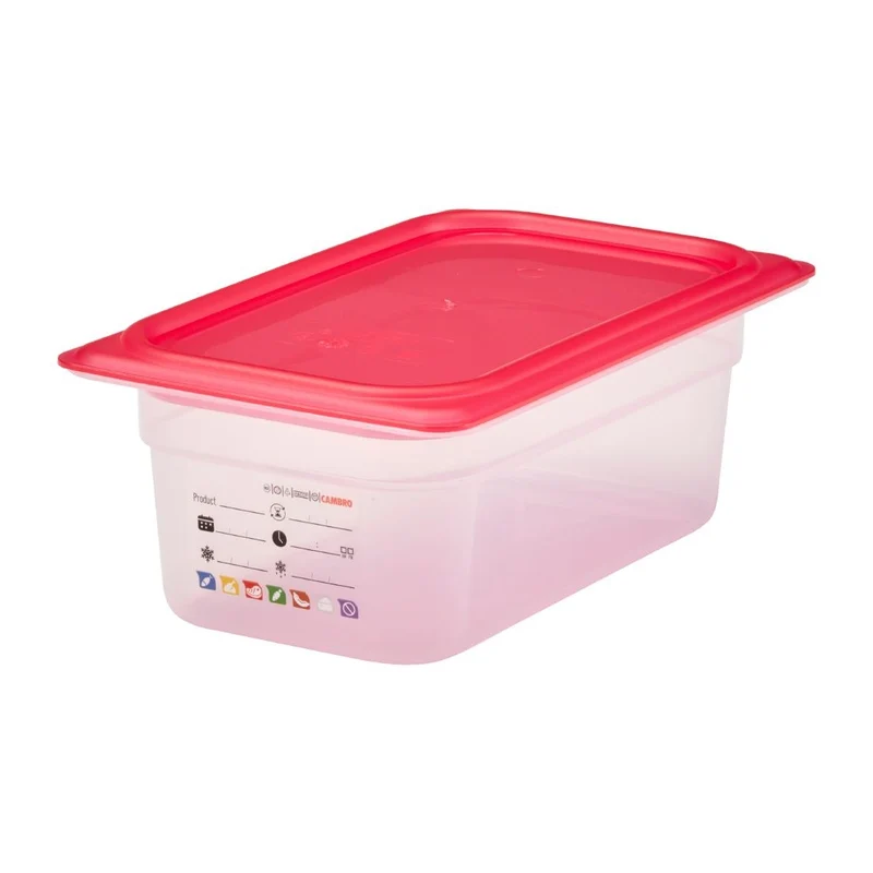 Bac en polypropylène Cambro Safetrak IML GN 1/4 100mm