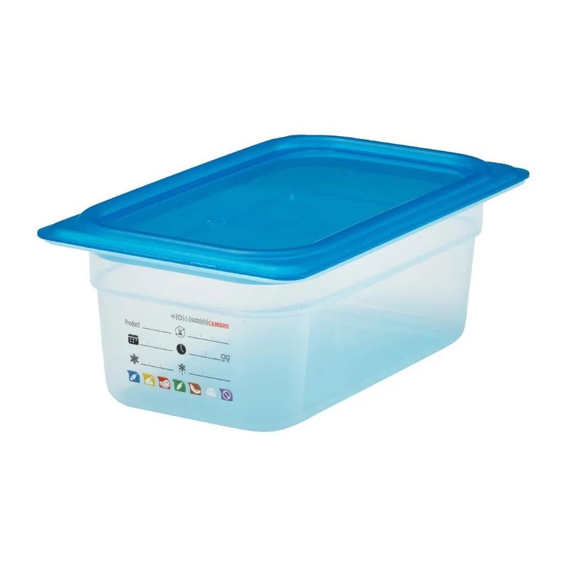 Bac en polypropylène Cambro Safetrak IML GN 1/4 100mm