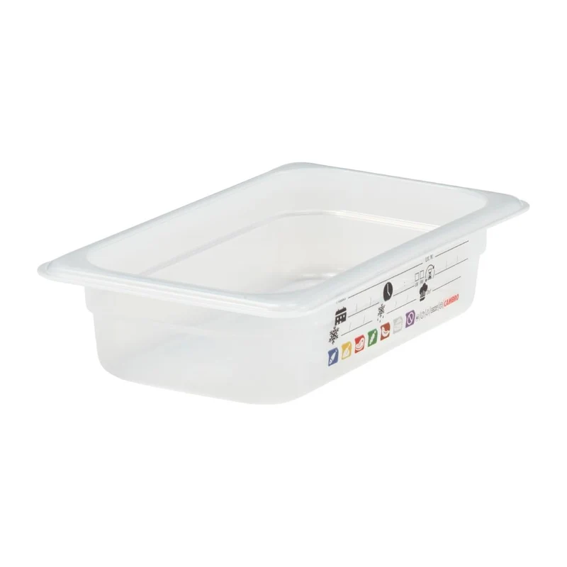 Bac en polypropylène Cambro Safetrak IML GN 1/4 65mm