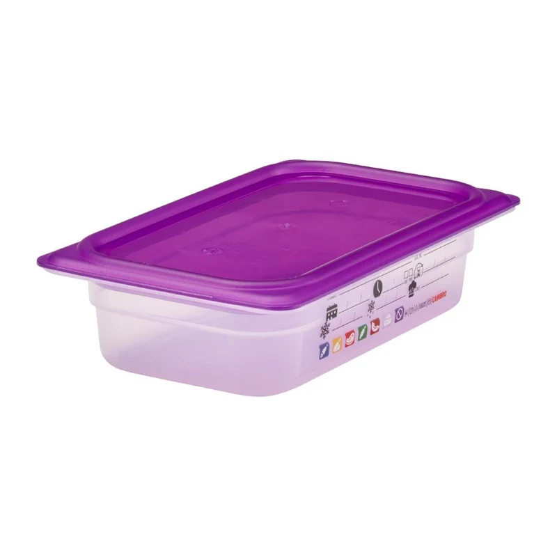 Bac en polypropylène Cambro Safetrak IML GN 1/4 65mm
