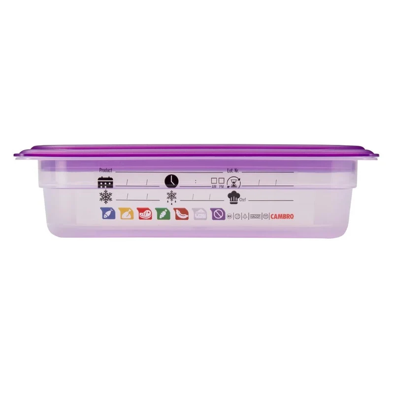 Bac en polypropylène Cambro Safetrak IML GN 1/4 65mm