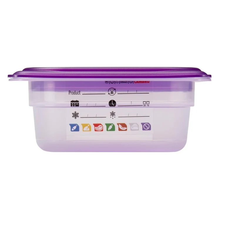 Bac en polypropylène Cambro Safetrak IML GN 1/6 65mm