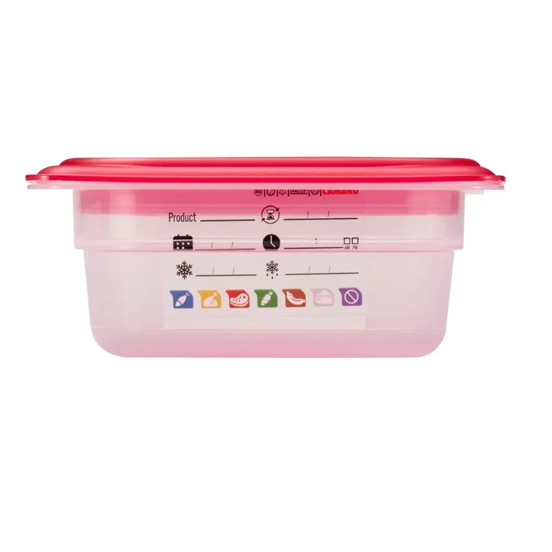 Bac en polypropylène Cambro Safetrak IML GN 1/6 65mm