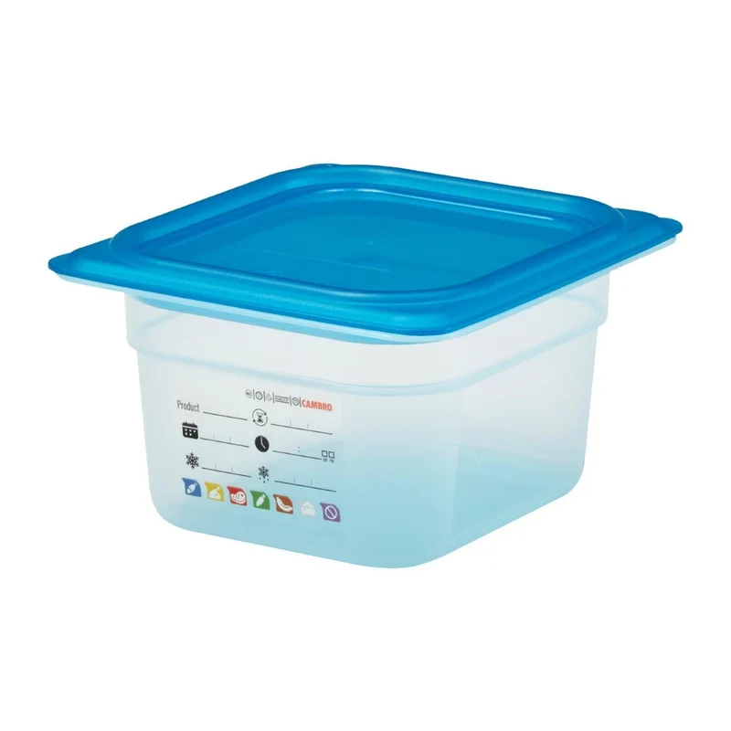Bac en polypropylène Cambro Safetrak IML GN 1/6 100mm