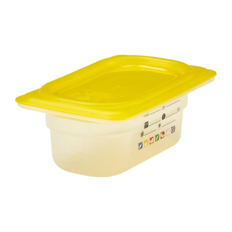 Bac en polypropylène Cambro Safetrak IML GN 1/9 65mm