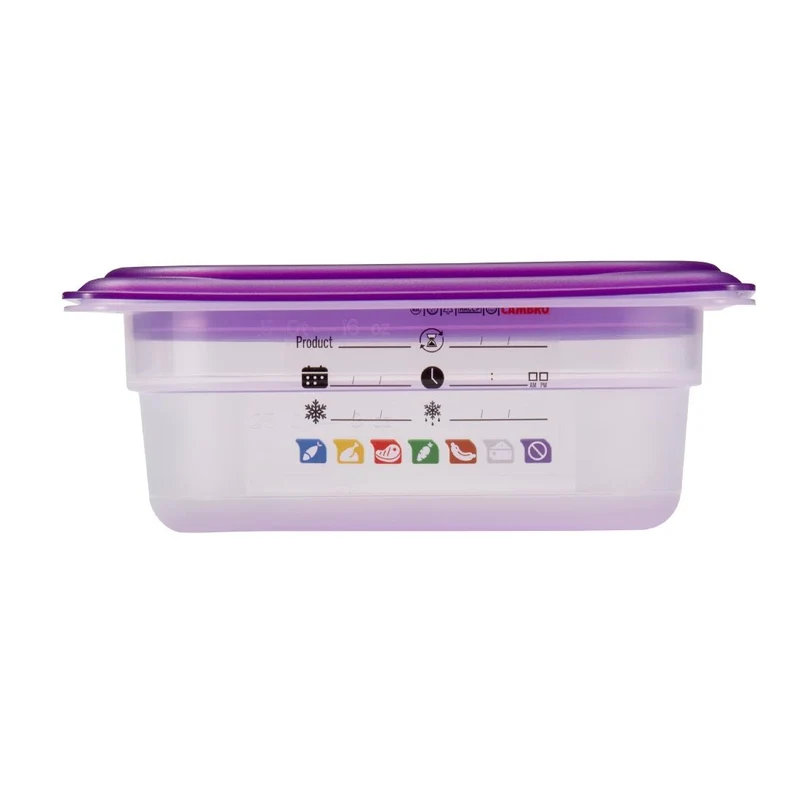 Bac en polypropylène Cambro Safetrak IML GN 1/9 65mm