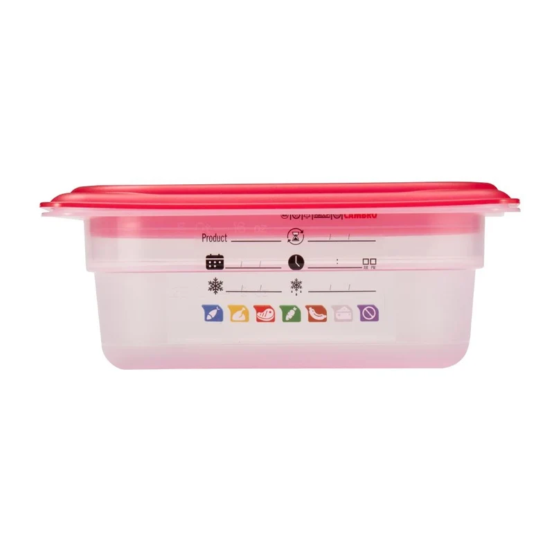 Bac en polypropylène Cambro Safetrak IML GN 1/9 65mm