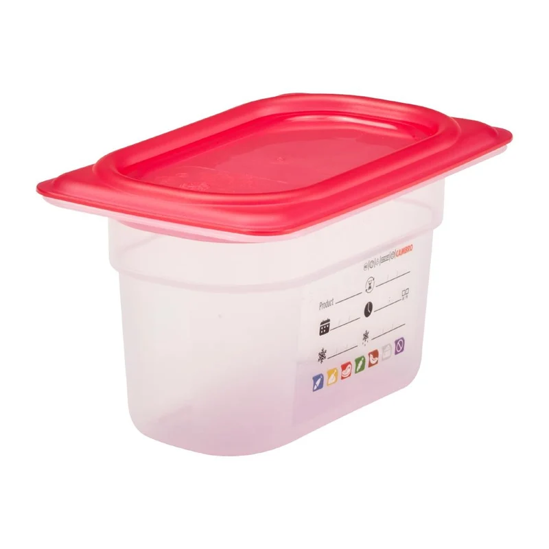 Bac en polypropylène Cambro Safetrak IML GN 1/9 100mm