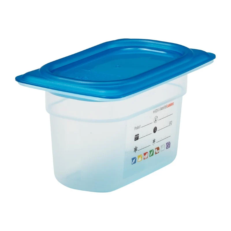 Bac en polypropylène Cambro Safetrak IML GN 1/9 100mm