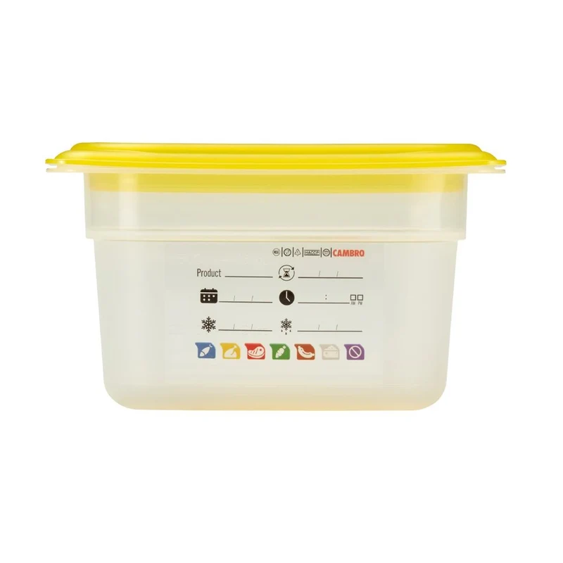 Bac en polypropylène Cambro Safetrak IML GN 1/9 100mm