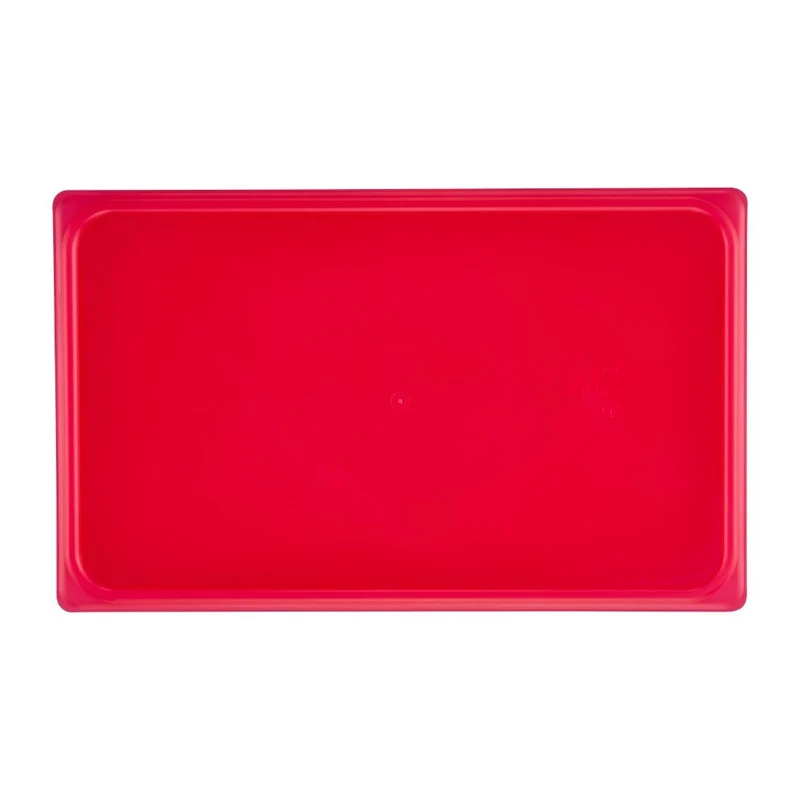 Couvercle hermétique en polypropylène GN 1/1 Cambro Safetrak IML rouge