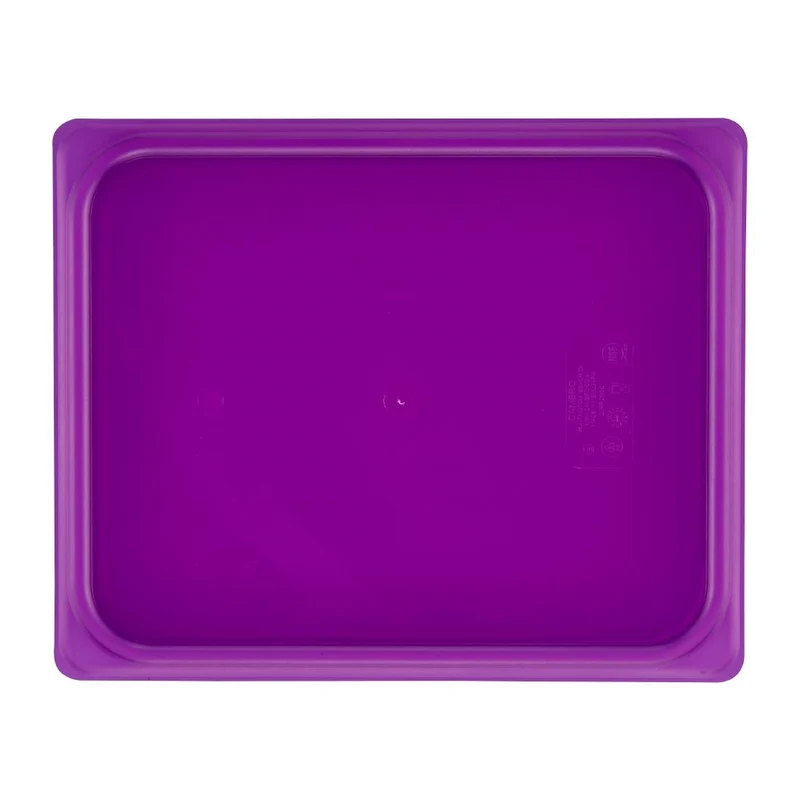 Couvercle hermétique en polypropylène GN 1/2 Cambro Safetrak IML violet