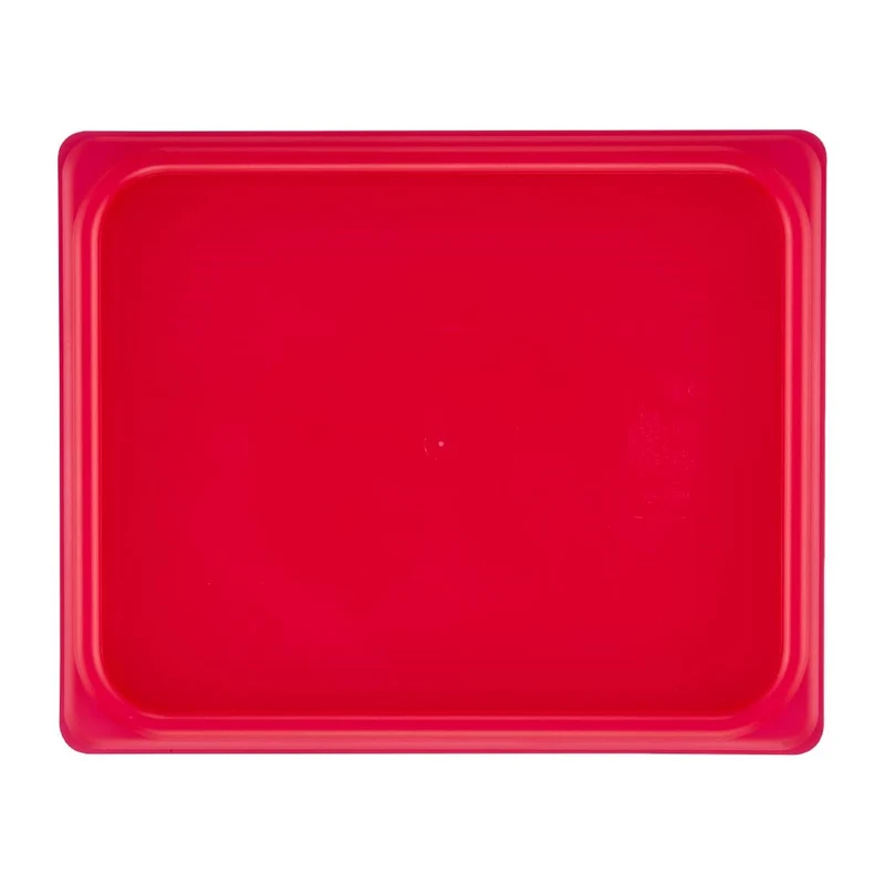 Couvercle hermétique en polypropylène GN 1/2 Cambro Safetrak IML rouge