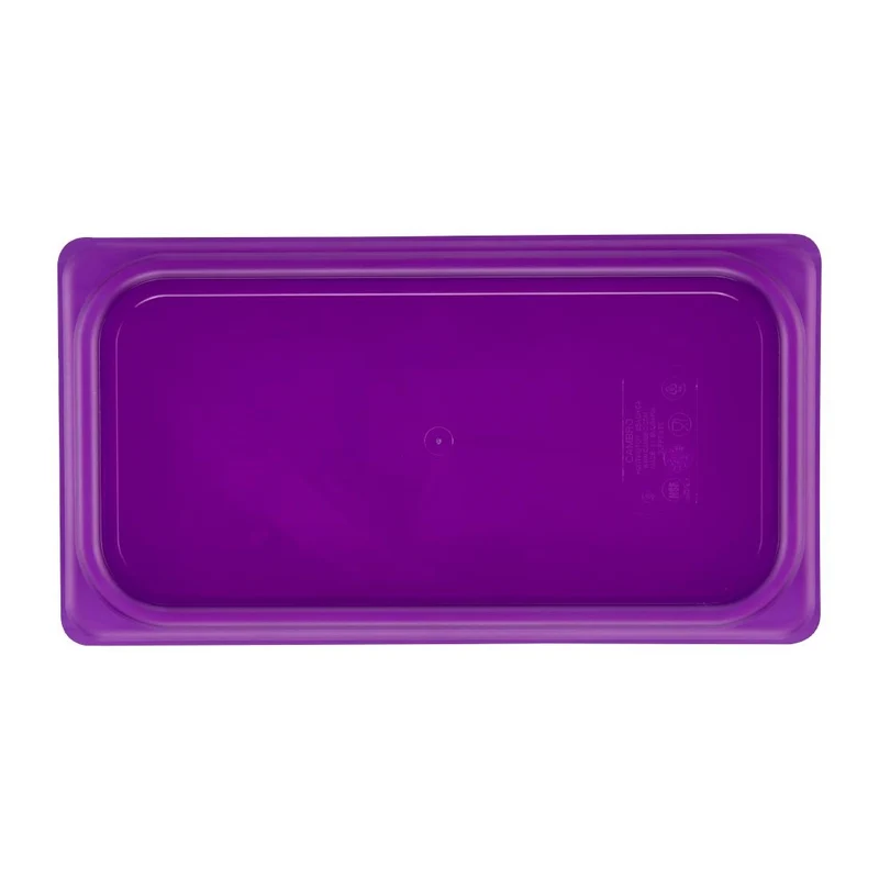 Couvercle hermétique en polypropylène GN 1/3 Cambro Safetrak IML violet