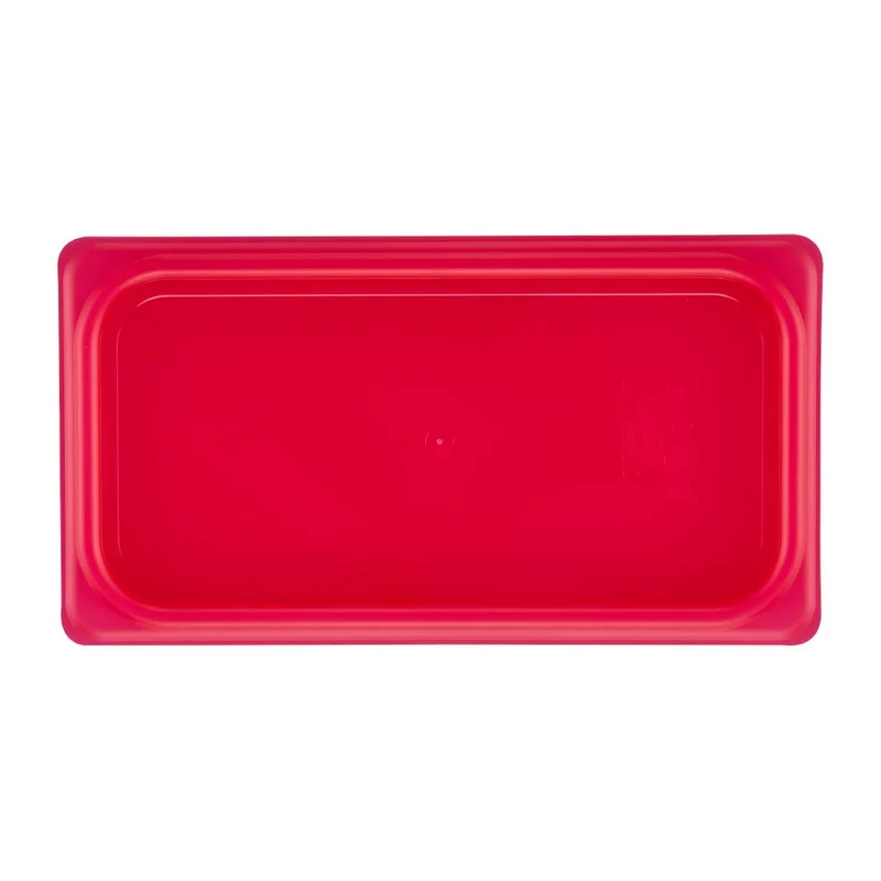 Couvercle hermétique en polypropylène GN 1/3 Cambro Safetrak IML rouge