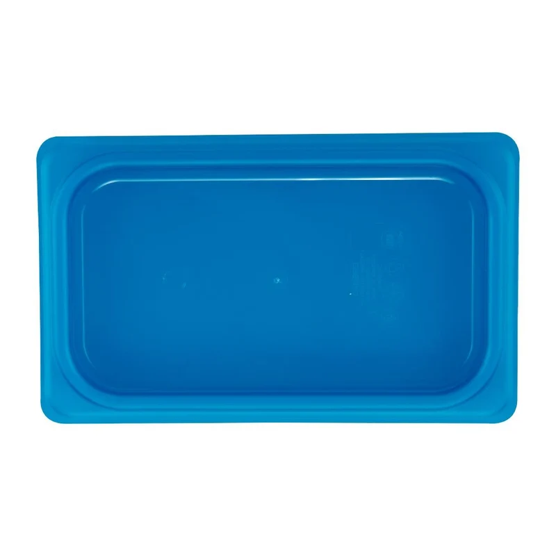Couvercle hermétique en polypropylène GN 1/4 Cambro Safetrak IML bleu