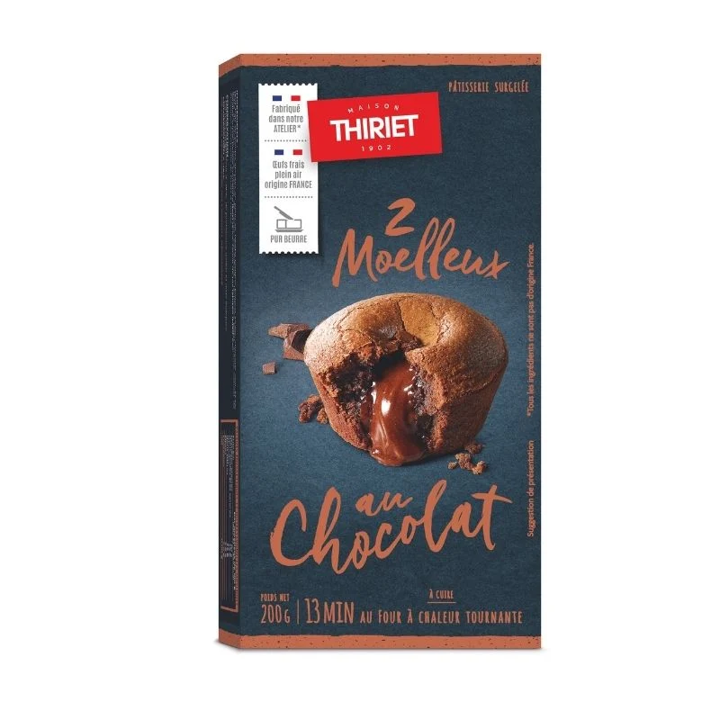 2 Moelleux au chocolat