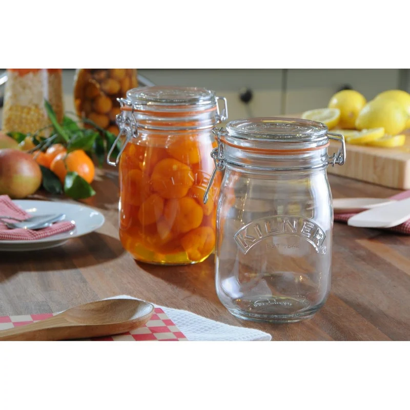 Bocal à conserve avec clip Kilner 1L