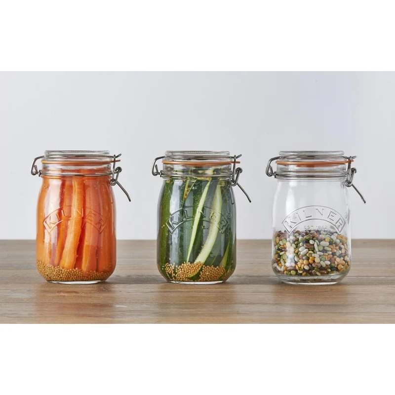 Bocal à conserve avec clip Kilner 1L