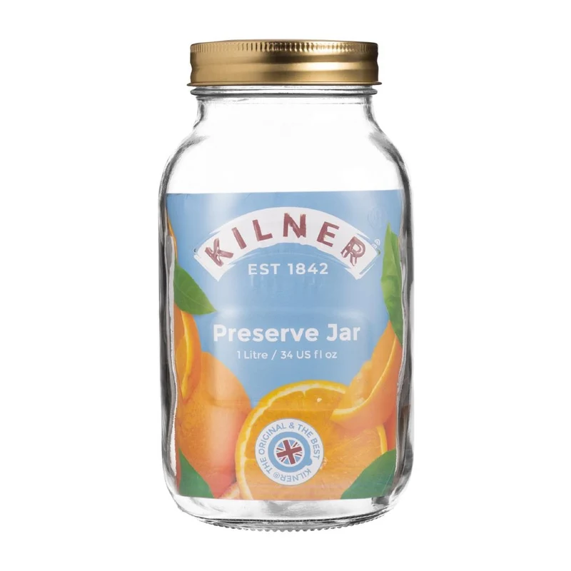 Bocal à conserves couvercle vis Kilner 1L
