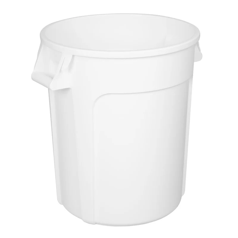 Conteneur en polypropylène rond blanc Vogue 76L