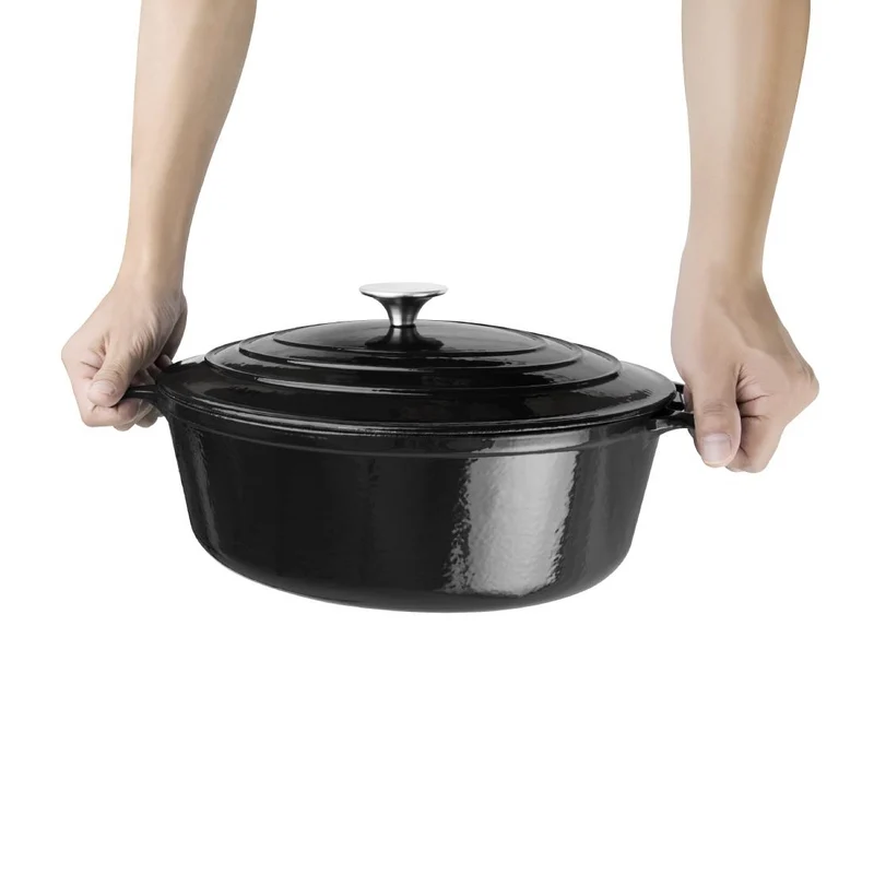 Cocotte ovale Vogue noire 5L