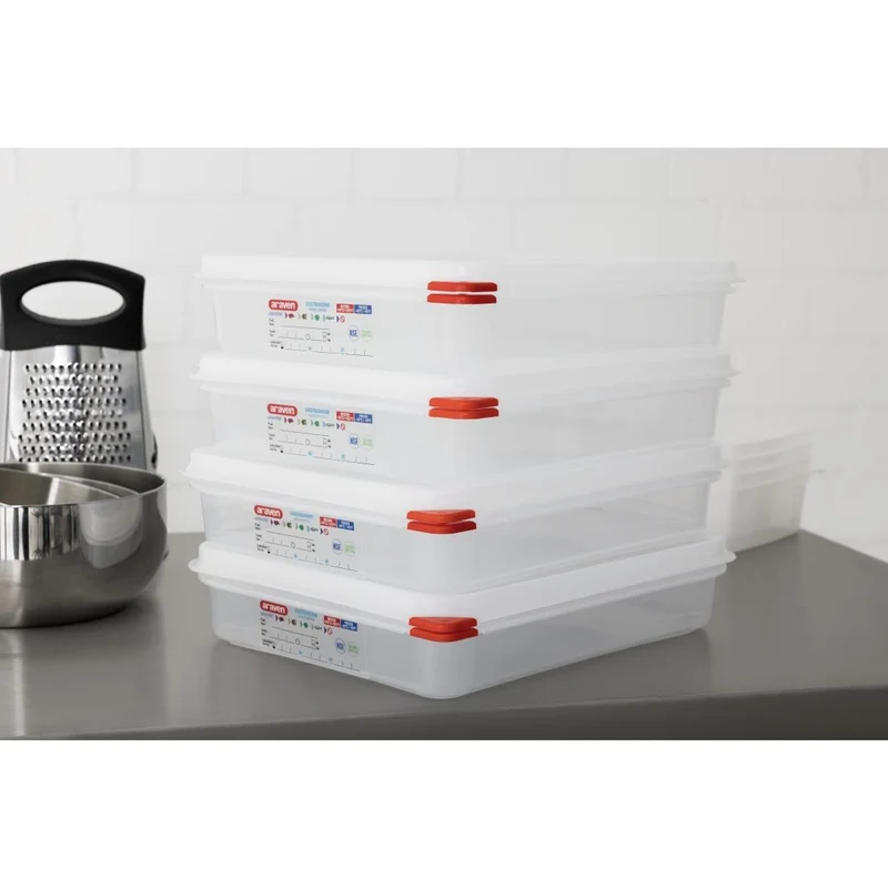 Boîte alimentaire GN 1/2 Araven 4L (lot de 4)