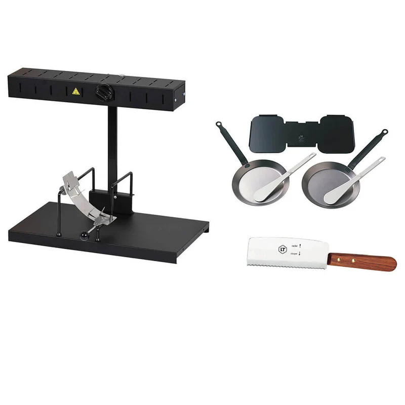 Appareil à Raclette Alpage avec kit reblochonnade et couteau INCLUS - Bron Coucke
