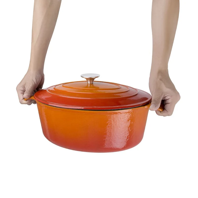 Grande cocotte ovale orange Vogue 6L