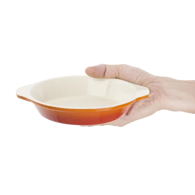 Plat à gratin rond Vogue orange 400ml