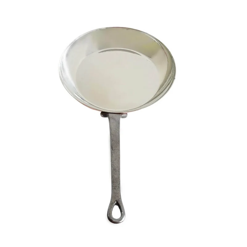 Poêle Cuivre Etamée 30 cm - ATELIER DU CUIVRE