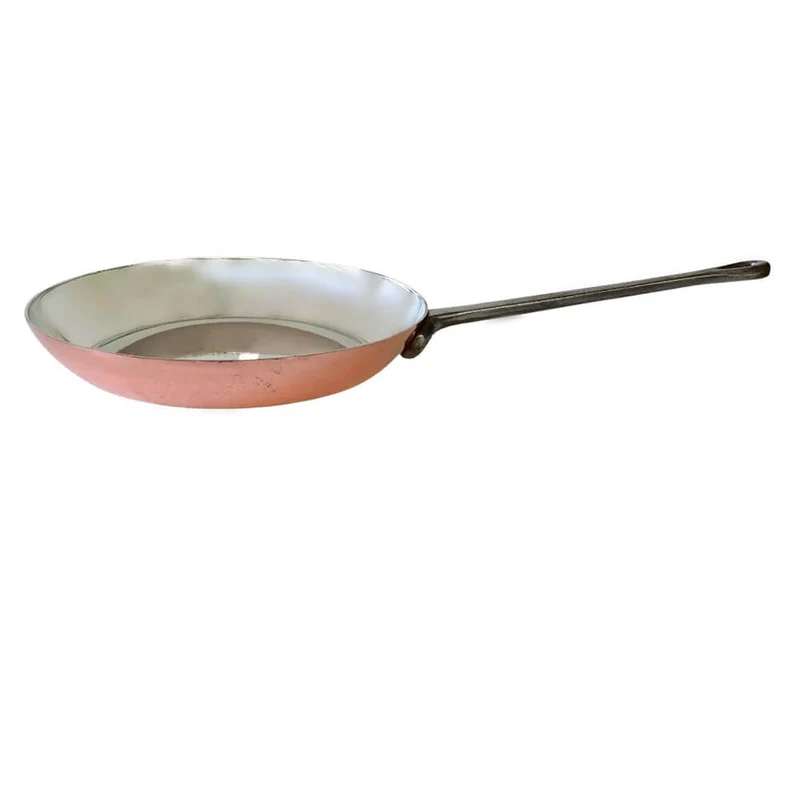 Poêle Cuivre Etamée 26 cm - ATELIER DU CUIVRE