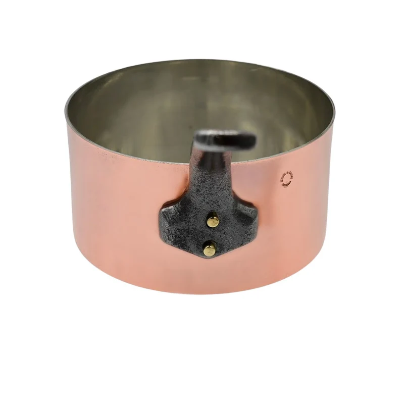 Lot de 4 Casseroles Cuivre Etamées - ATELIER DU CUIVRE