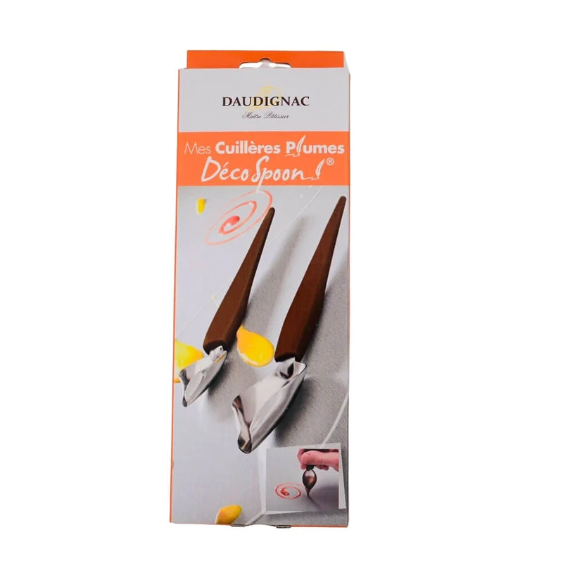Cuillère Plume inox pour dressage assiette - Daudignac