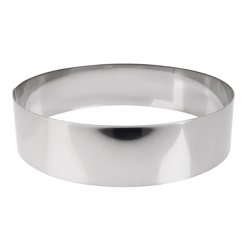 Cercle à mousse inox De Buyer 240 x 60mm