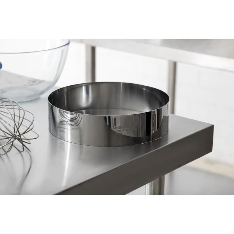 Cercle à mousse inox De Buyer 240 x 60mm