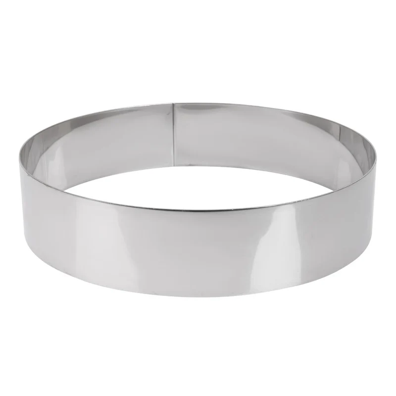 Cercle à mousse inox De Buyer 200 x 45mm