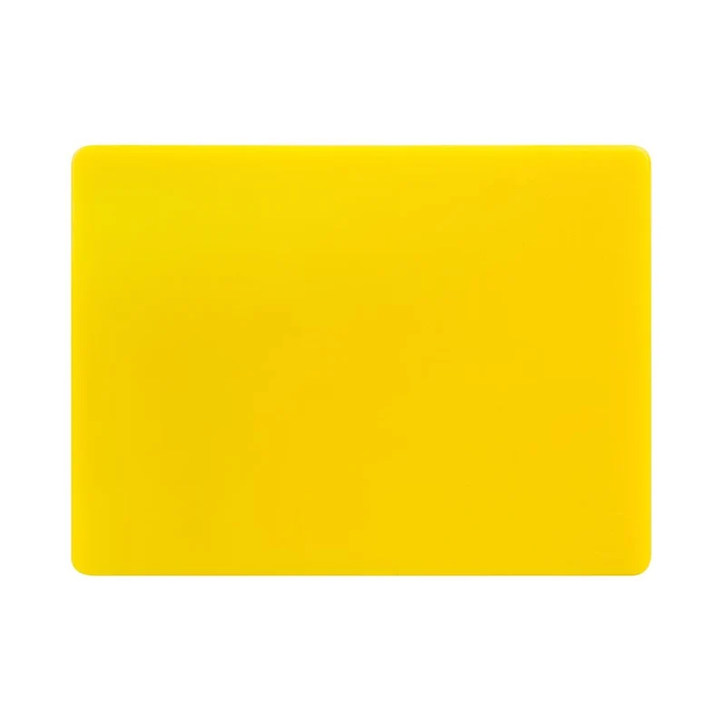 Petite planche à découper basse densité Hygiplas jaune