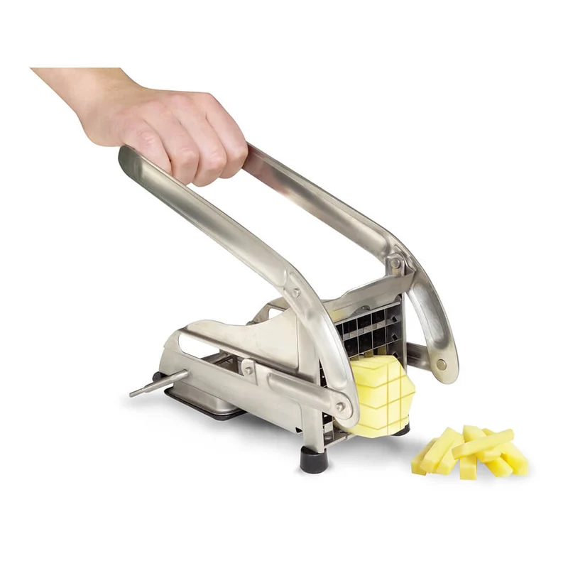 Coupe-Frites ménager inox sur ventouse 2 couteaux - Louis Tellier