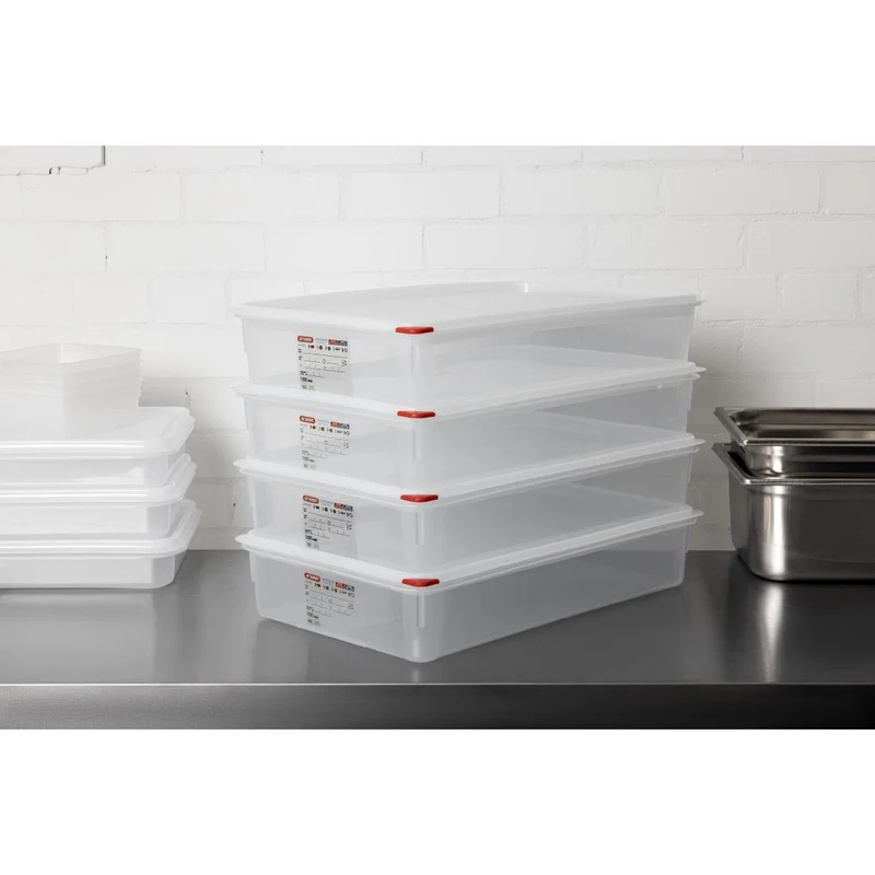 Boîtes alimentaires GN 1/1 Araven 13,7L (lot de 4)