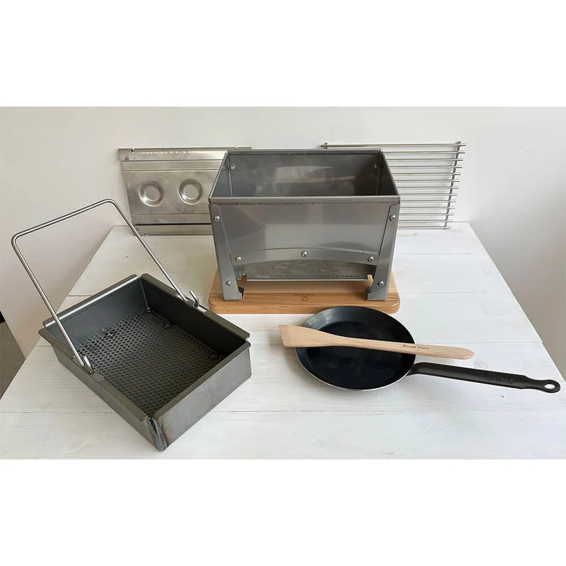 Braséro BBQ de table inox avec Kit Reblochonade - Louis Tellier