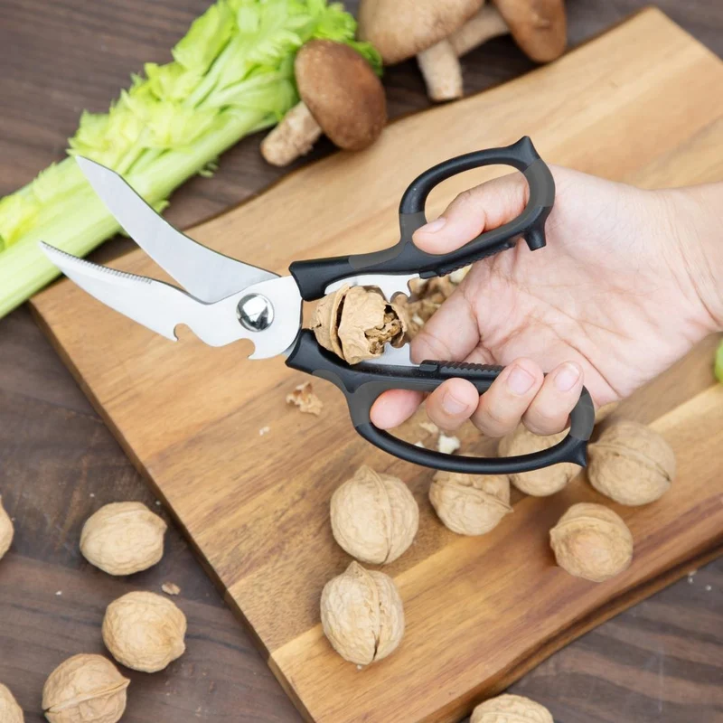 Ciseaux de cuisine professionnels multiusage en inox Vogue