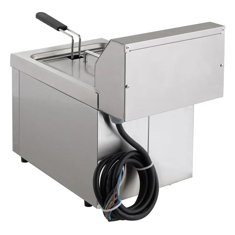 Friteuse électrique professionnelle Profi 12 Litres avec robinet de vidange, 400 V