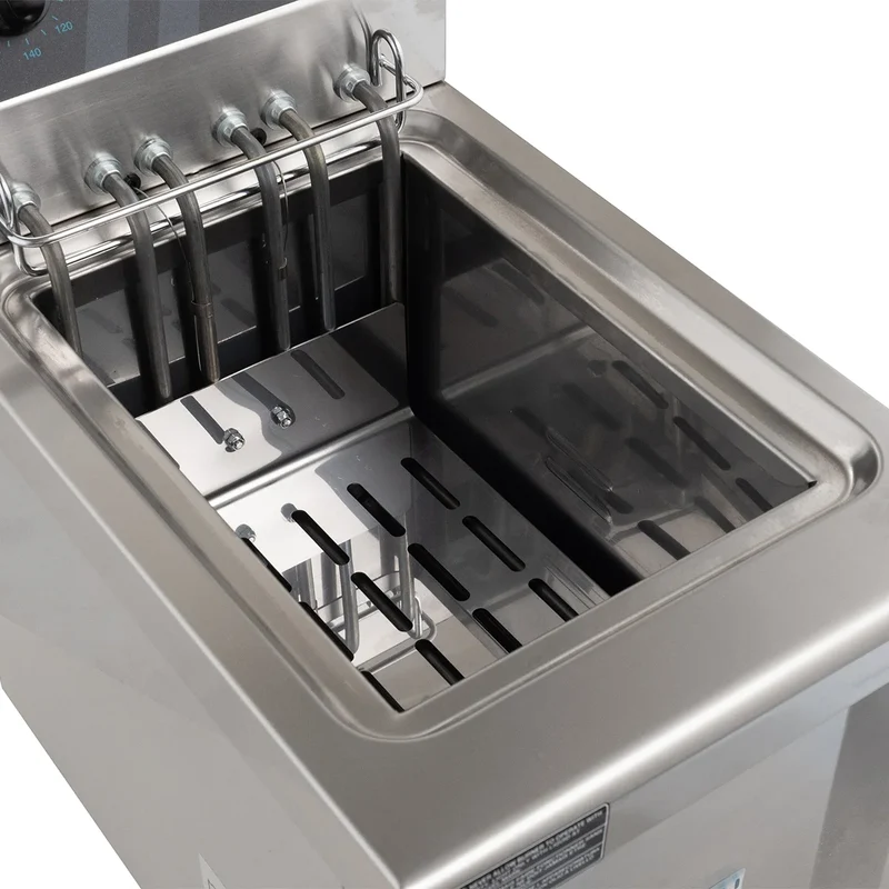 Friteuse électrique professionnelle Profi 12 Litres avec robinet de vidange, 400 V