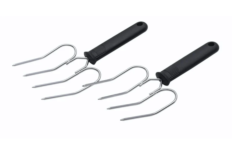 Set de 2 fourchettes à viande et volaille KitchenCraft en acier inoxydable