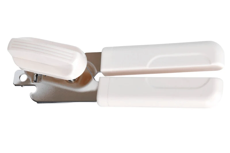 Ouvre-boîte KitchenCraft en acier inox et ABS blanc