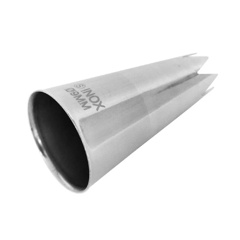 Douille inox cannelée Schneider 9mm