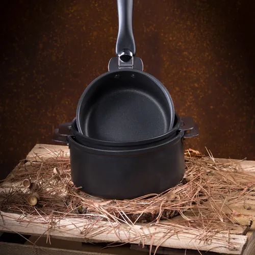 Lot de 3 Casseroles Cookway avec 1 poignée OFFERTE - CRISTEL