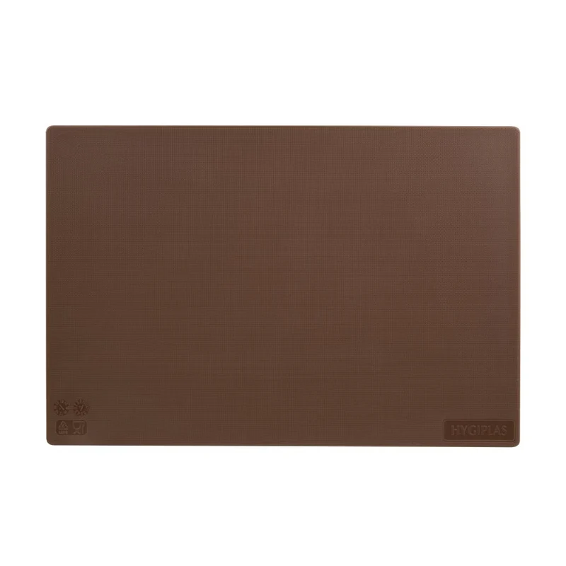 Planche à découper antibactérienne basse densité Hygiplas marron